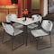 Regency Kahlo Square Table & Chair Sets, 36 W, 36 L, 29 H, Wood, Metal, Polypropylene Top, Maple TPL3636PLBK44GY - alternate 5